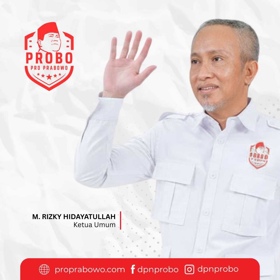 Ketua Umum Dewan Pimpinan Nasional (DPN) PROBO, M. Rizky Hidayatullah