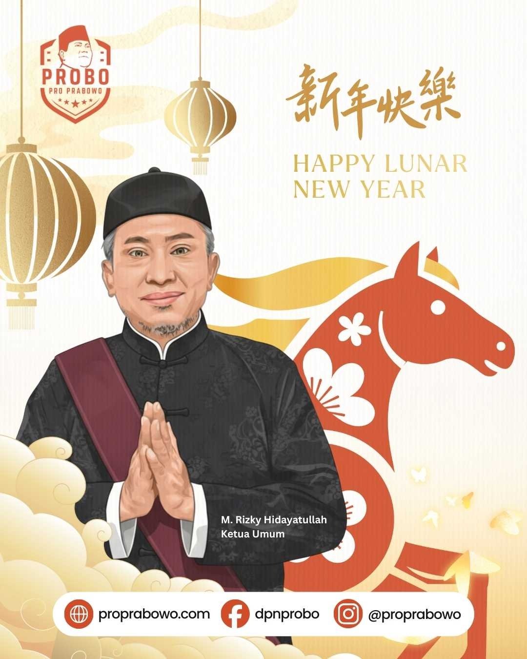 Ketua Umum DPP PROBO, M. Rizky Hidayatullah.